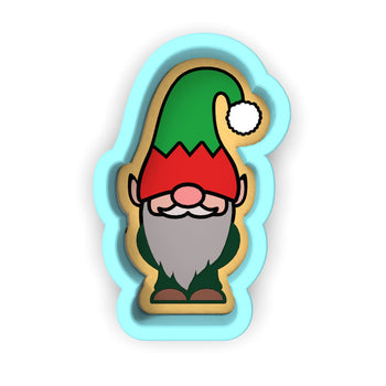 Gnome Elf Cookie Cutter | Stamp | Stencil #1