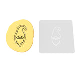 Gnome Head Cookie Cutter | Stamp | Stencil #1
