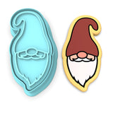 Gnome Head Cookie Cutter | Stamp | Stencil #1