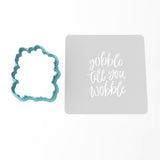 Gobble Til You Wobble Cookie Cutter | Stamp | Stencil #1 Halloween / Fall Cookie Cutter Lady 3 Inch Cupcake/Small Cookie Cutter Only Yes