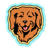 Golden Retriever Cookie Cutter | Stamp | Stencil #1 Animals & Dinosaurs Cookie Cutter Lady 