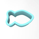 Goldfish Cookie Cutter Outline #1 Miscellaneous Cookie Cutter Lady 