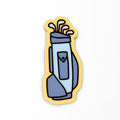 Golf Bag Cookie Cutter | Stamp | Stencil #1
