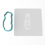 Golf Bag Cookie Cutter | Stamp | Stencil #1
