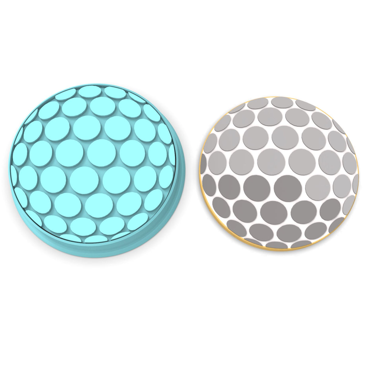Golf Ball Cookie Cutter | Stamp | Stencil #1