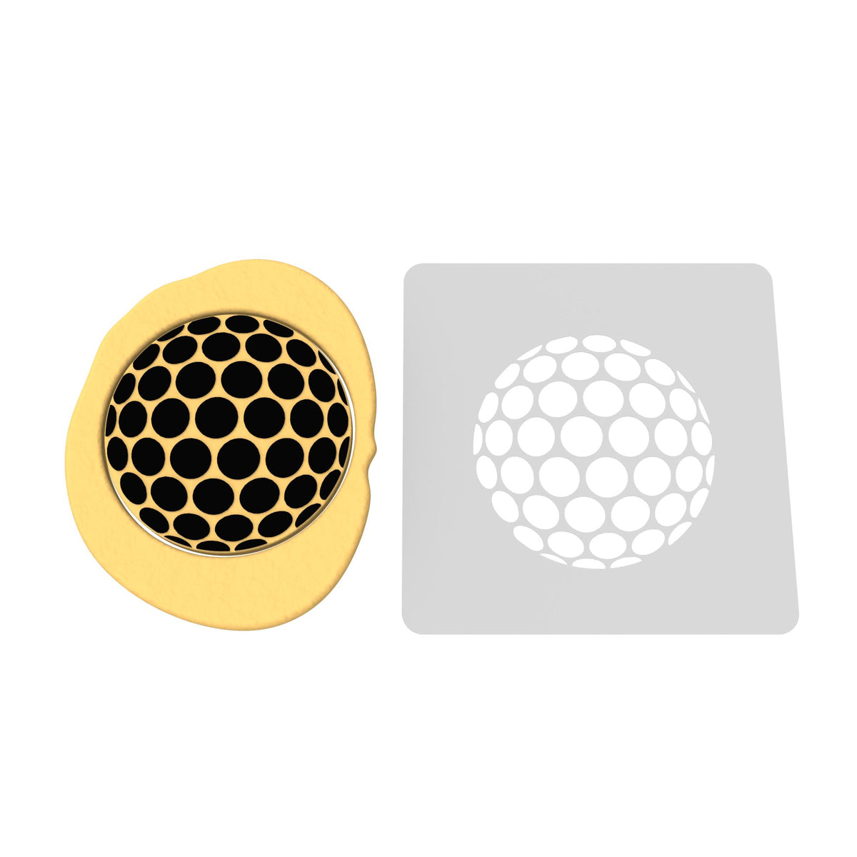 Golf Ball Cookie Cutter | Stamp | Stencil #1