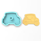 Golf Cart Cookie Cutter | Stamp | Stencil #1