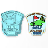 Golf Cookie Cutter | Stamp | Stencil #1