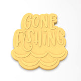 Gone Fishing Cookie Cutter | Stamp | Stencil #1 Boys/ Army / Outdoorsman Cookie Cutter Lady 