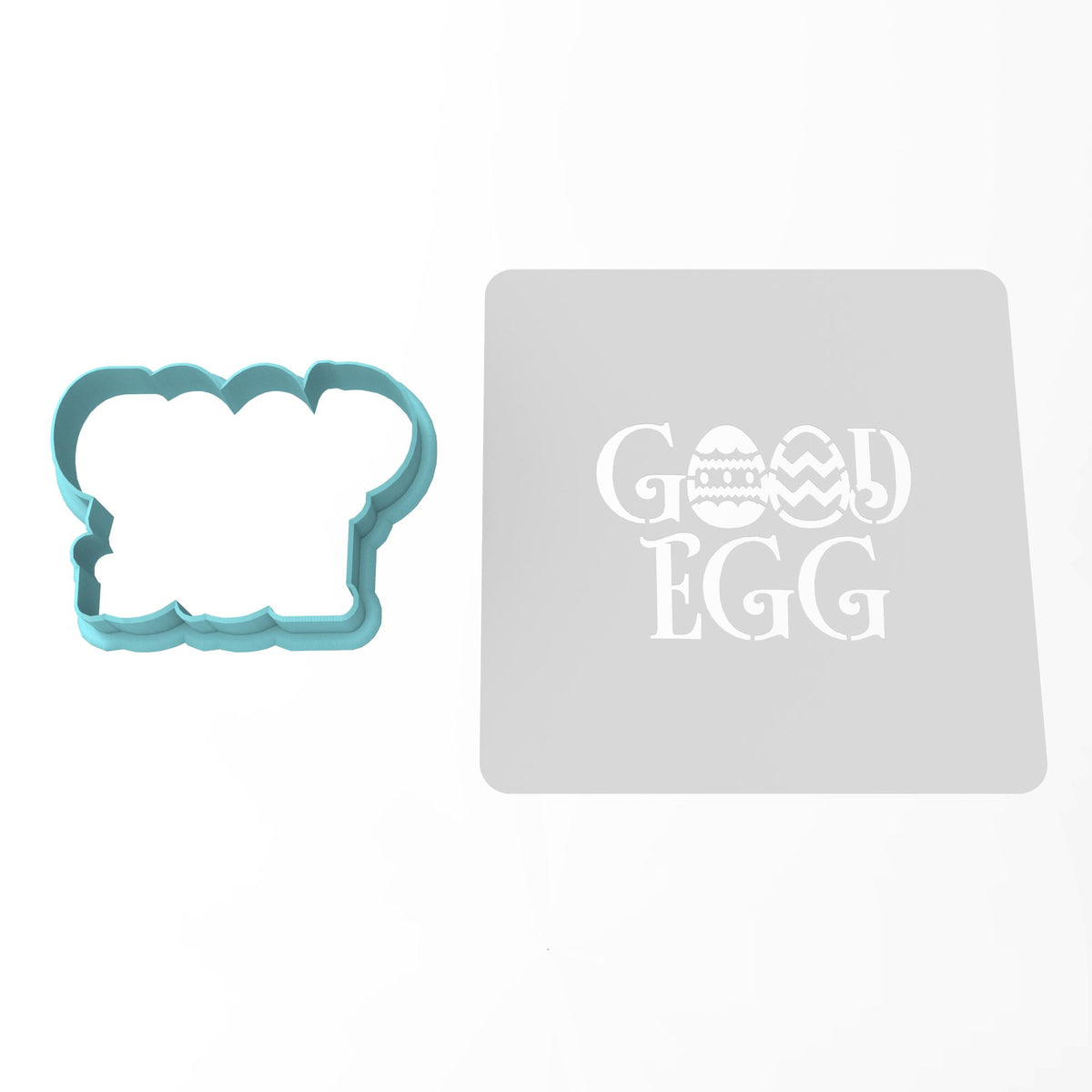 Good Egg Cookie Cutter | Stamp | Stencil #1
