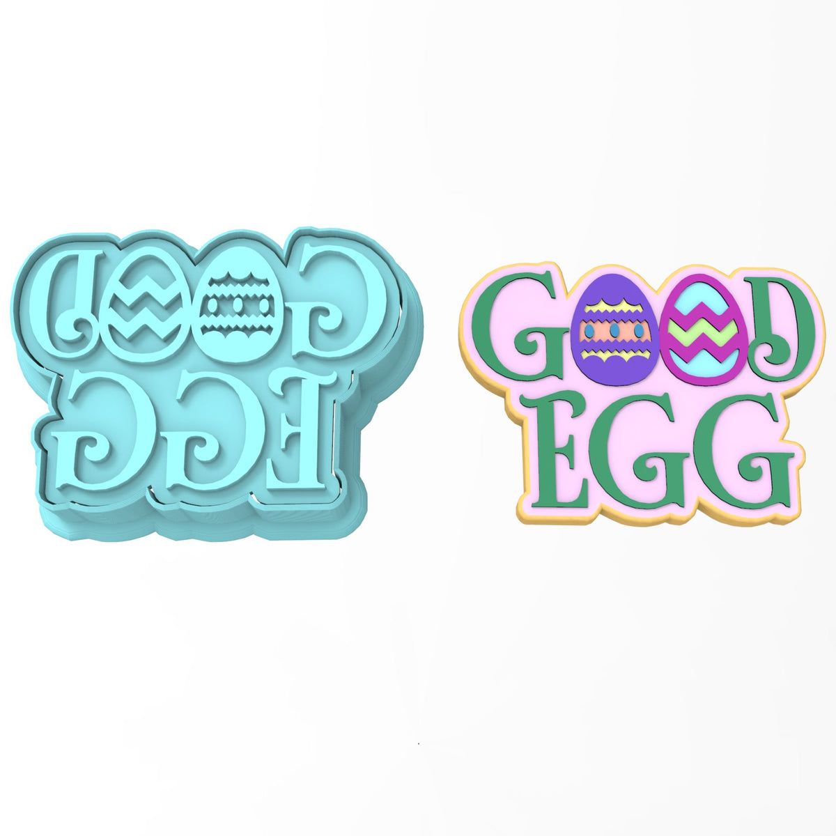 Good Egg Cookie Cutter | Stamp | Stencil #1
