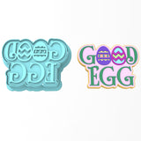 Good Egg Cookie Cutter | Stamp | Stencil #1
