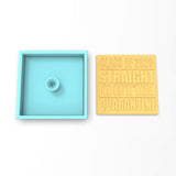 Graduation 2020 Straight Outta Quarantine Cookie Cutter | Stamp | Stencil #1