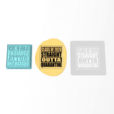 Graduation 2020 Straight Outta Quarantine Cookie Cutter | Stamp | Stencil #1