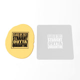 Graduation 2021 Straight Outta Quarantine Cookie Cutter | Stamp | Stencil #1
