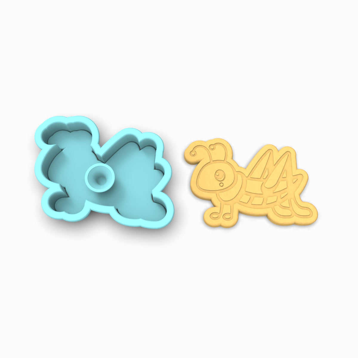 Grasshopper Cookie Cutter | Stamp | Stencil #1