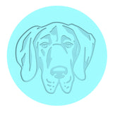 Great Dane Cookie Cutter | Stamp | Stencil #1 Animals & Dinosaurs Cookie Cutter Lady MINI - 2 Inches (5cm) Debosser ONLY 