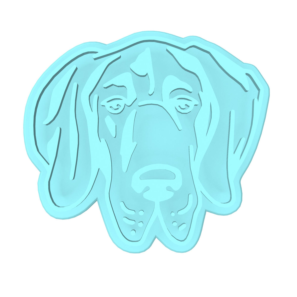 Great Dane Cookie Cutter | Stamp | Stencil #1 Animals & Dinosaurs Cookie Cutter Lady MINI - 2 Inches (5cm) Stamp ONLY 