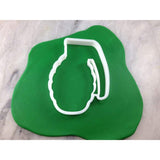 Grenade Cookie Cutter Outline Boys/ Army / Outdoorsman Cookie Cutter Lady 