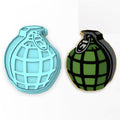 Grenade Cookie Cutter | Stamp | Stencil #1