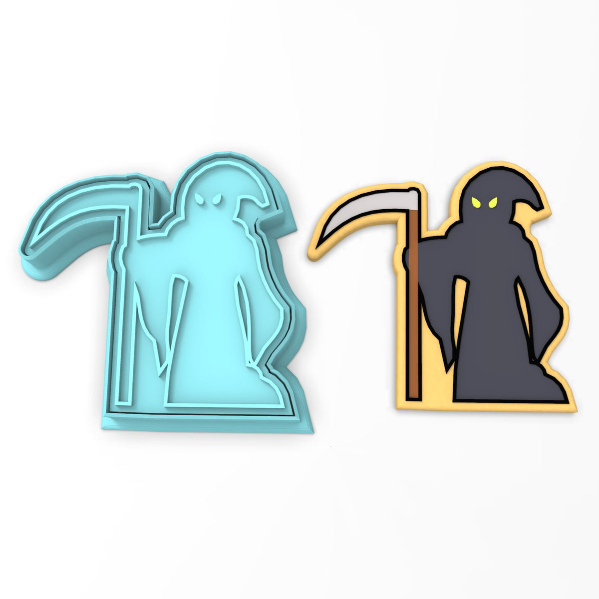 Grim Reaper Cookie Cutter | Stamp | Stencil #1