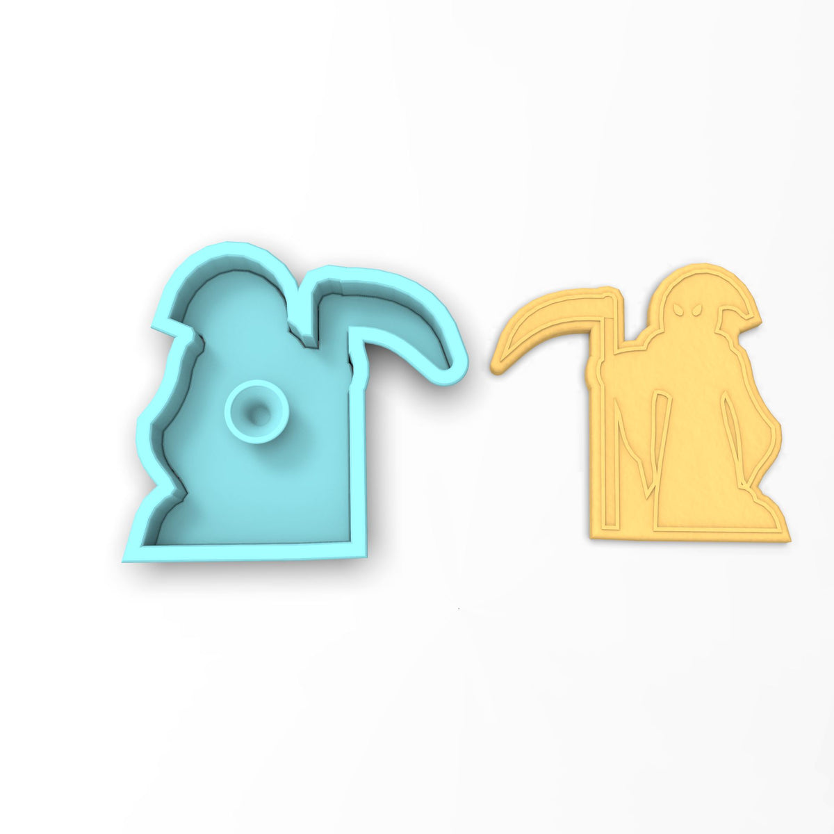 Grim Reaper Cookie Cutter | Stamp | Stencil #1