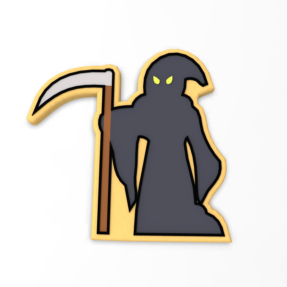 Grim Reaper Cookie Cutter | Stamp | Stencil #1