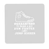 Guaranteed to Make a Kid Run Faster Cookie Cutter | Stamp | Stencil #1 4th of july Cookie Cutter Lady MINI - 2 Inches (5cm) Stencil ONLY 