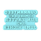 Guaranteed to Make a Kid Run Faster Cookie Cutter | Stamp | Stencil #2 4th of july Cookie Cutter Lady MINI - 2 Inches (5cm) Stamp ONLY 