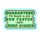 Guaranteed to Make a Kid Run Faster Cookie Cutter | Stamp | Stencil #2 4th of july Cookie Cutter Lady 