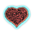 Gun Heart Cookie Cutter | Stamp | Stencil #1 Boys/ Army / Outdoorsman Cookie Cutter Lady 