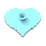 Gun Heart Cookie Cutter | Stamp | Stencil #1 Boys/ Army / Outdoorsman Cookie Cutter Lady 2 Inch Small Cupcake Stamp Only No