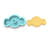 Halloween Candy Cookie Cutter Outline & Stamp 1