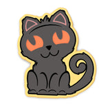 Halloween Cat Cookie Cutter | Stamp | Stencil #1 Halloween / Fall Cookie Cutter Lady 