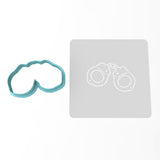 Handcuffs Cookie Cutter | Stamp | Stencil #1
