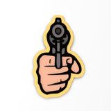 Handgun Cookie Cutter | Stamp | Stencil #1