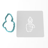 Handgun Cookie Cutter | Stamp | Stencil #1