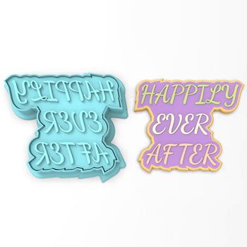 Happily Ever After Cookie Cutter | Stamp | Stencil #1