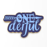 Happy 1st Birthday Cookie Cutter | Stamp | Stencil #1