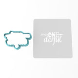 Happy 1st Birthday Cookie Cutter | Stamp | Stencil #1