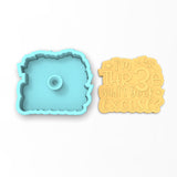 Happy 3rd Birthday Cookie Cutter | Stamp | Stencil #1