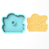 Happy 4th Birthday Cookie Cutter | Stamp | Stencil #1