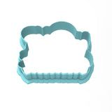 Happy 4th Birthday Cookie Cutter | Stamp | Stencil #1