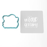 Happy 4th Birthday Cookie Cutter | Stamp | Stencil #1