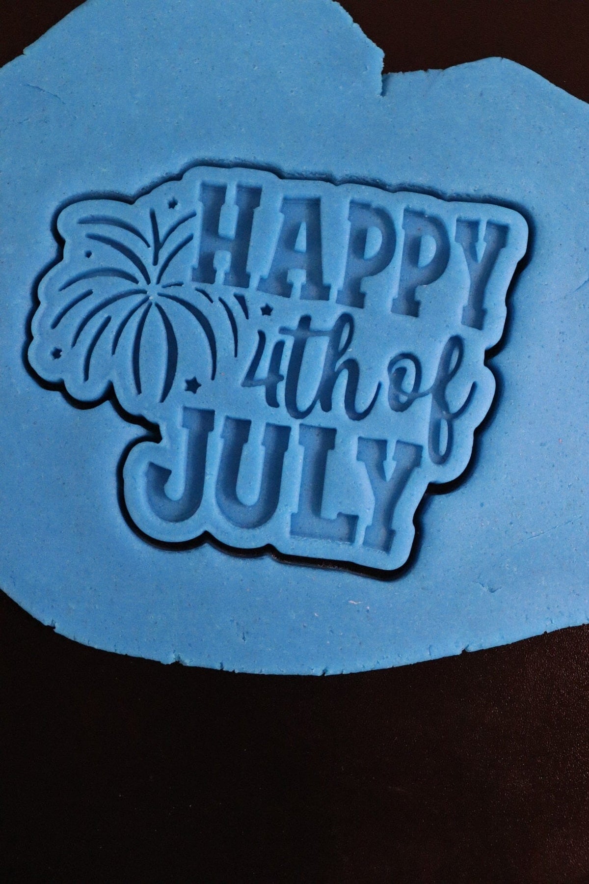 Happy 4th of July Cookie Cutter | Stamp | Stencil #1 St Pats / July 4th Cookie Cutter Lady 
