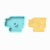 Happy 4th of July Cookie Cutter | Stamp | Stencil #1