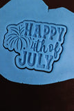 Happy 4th of July Cookie Cutter | Stamp | Stencil #1 St Pats / July 4th Cookie Cutter Lady 