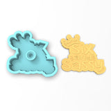 Happy 6th Birthday Cookie Cutter | Stamp | Stencil #1