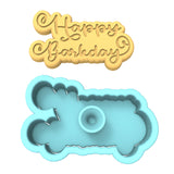 Happy Barkday Cookie Cutter | Stamp | Stencil #1