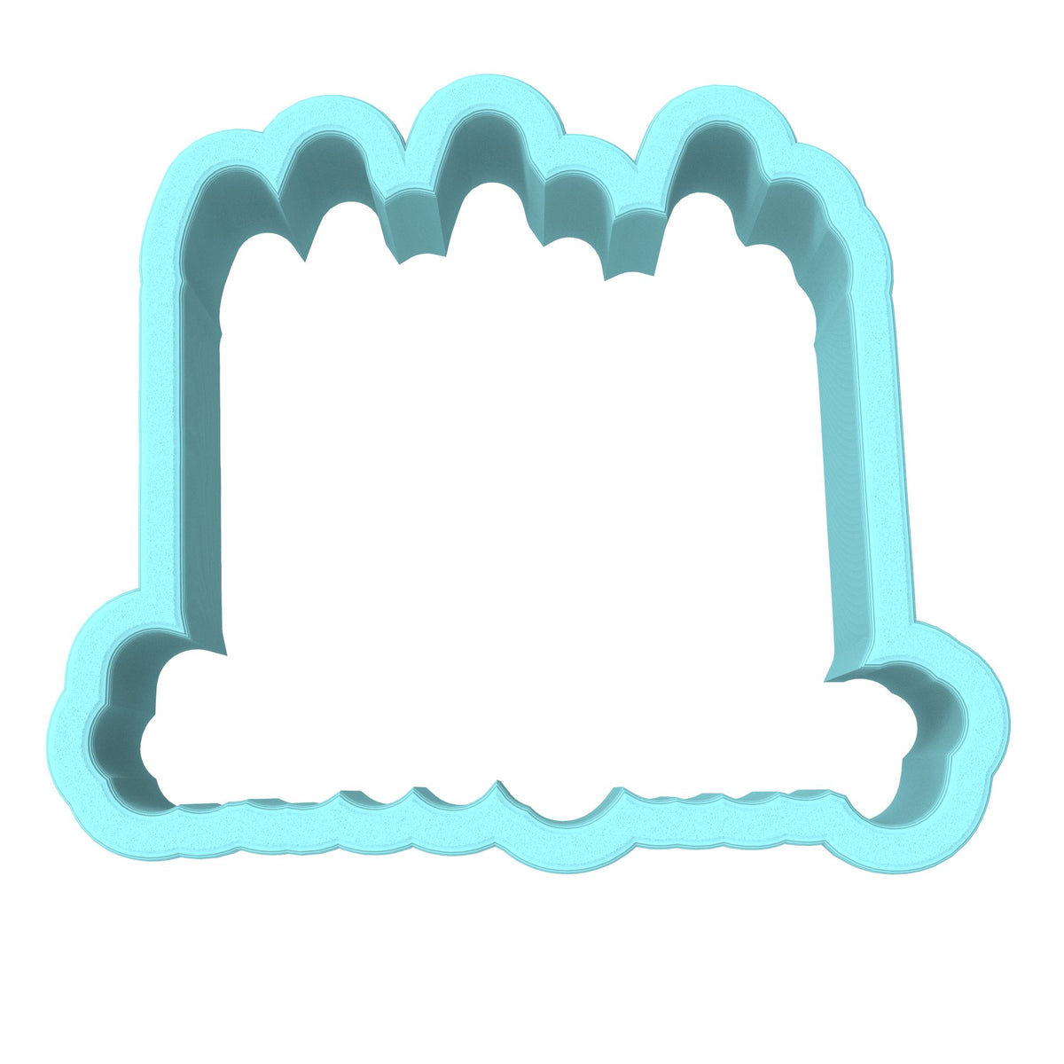 Happy Birthday Candles Cookie Cutter | Stamp | Stencil #1